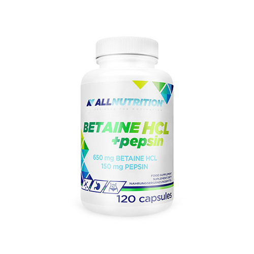Betain HCL + Pepsin, 120 Kapseln
