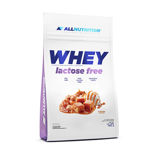 WHEY Lactose Free, laktosefreie Molkenproteine – Karamell, 700 g