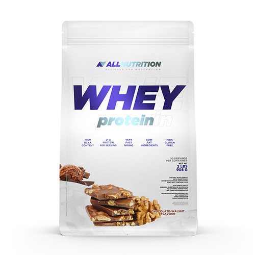 WHEY Molkenproteine – Schokolade und Walnuss, 908 g