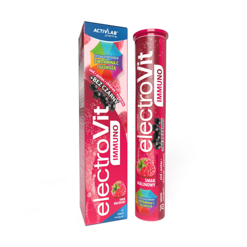 ElectroVit Immuno - Brausetabletten für Immunsystem, 20 Brausetabletten