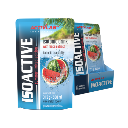 Isoactive isotonisches Getränk - Wassermelone, 20 x 31,5 g