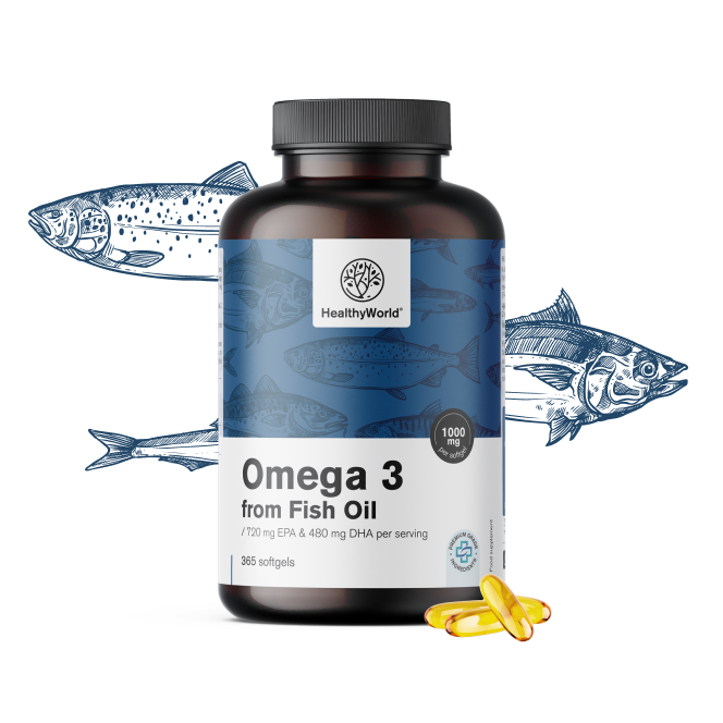 Omega-3 1000 mg – aus Fischöl