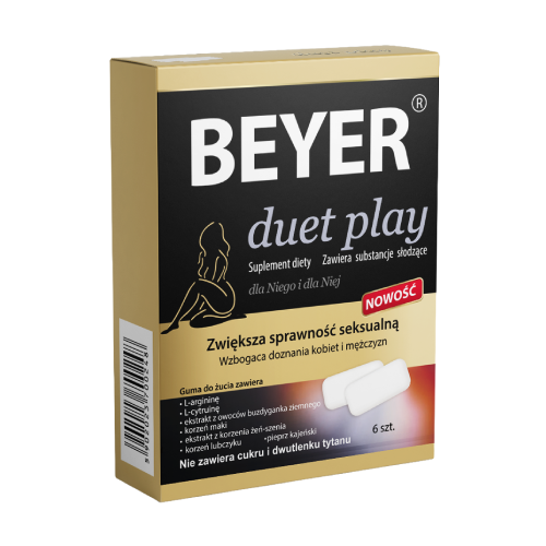 Duet Play – Kaugummis für Paare, 6 Kaugummis