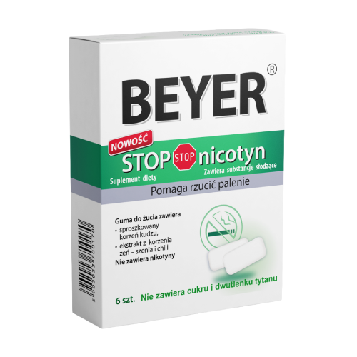 Stop Nicotine – Kaugummis, 6 Kaugummis