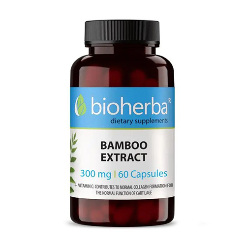 Bambus-Extrakt 300 mg, 60 Kapseln