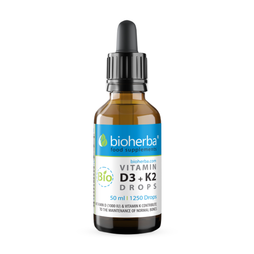 BIO Vitamin D3 + K2 Tropfen, 1250 Tropfen