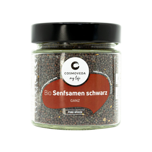 Senfkörner BIO - schwarz, ganz, 130 g