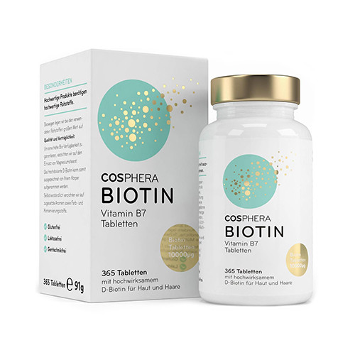 Biotin 10000 µg, 365 Tabletten