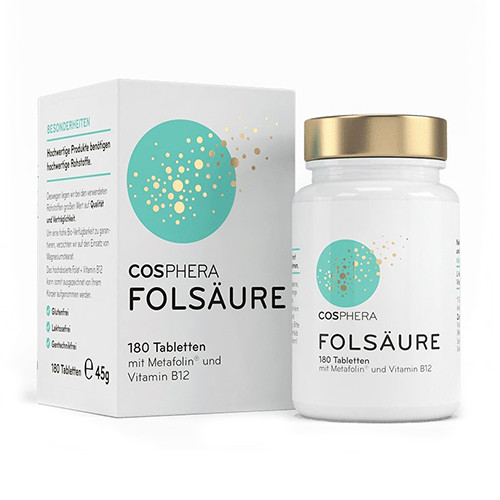 Folsäure, 180 Tabletten