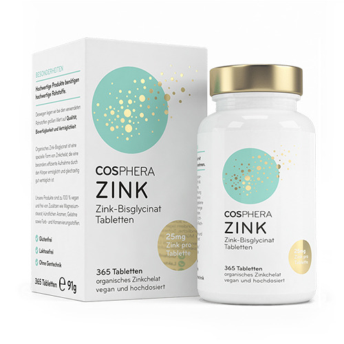 Zink, 365 Tabletten