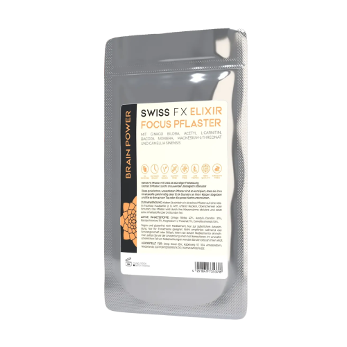 Focus – Pflaster mit Ginkgo und Brahmi, 3 Pflaster