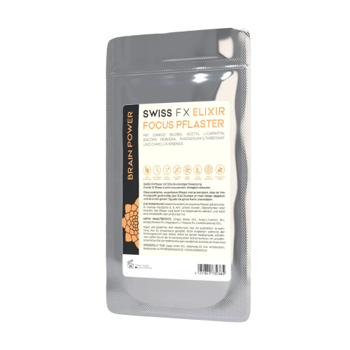 Focus – Pflaster mit Ginkgo und Brahmi, 10 Pflaster
