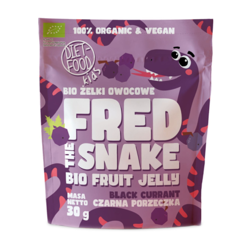 BIO Fruchtgelee-Bonbons – Schwarze Johannisbeere, 30 g