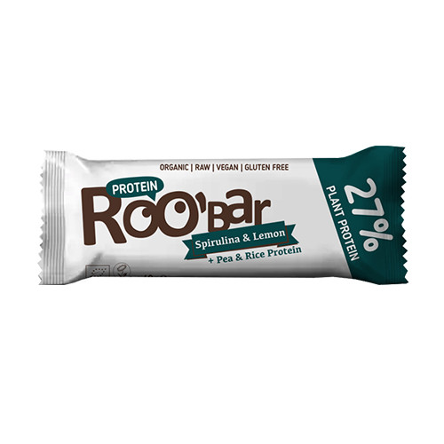 BIO Roobar Proteinriegel – Spirulina & Zitrone, 40 g