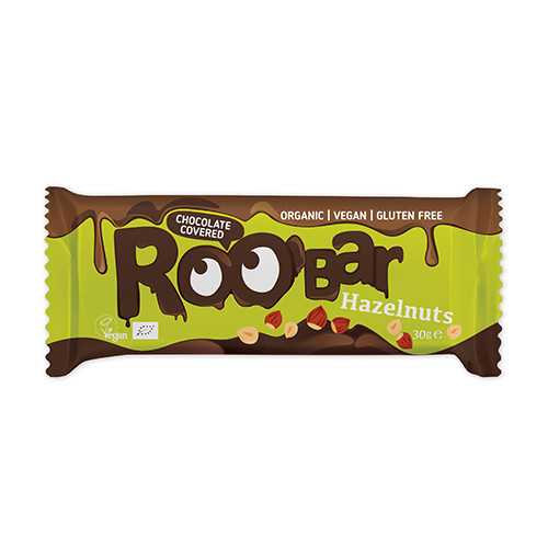 BIO Roobar veganer Riegel – Haselnuss & Schokolade, 30 g