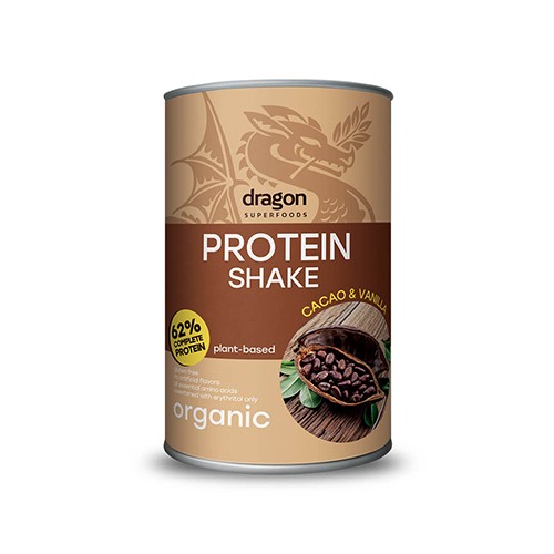 Protein-Shake BIO, Kakao + Vanille Geschmack, 500 g