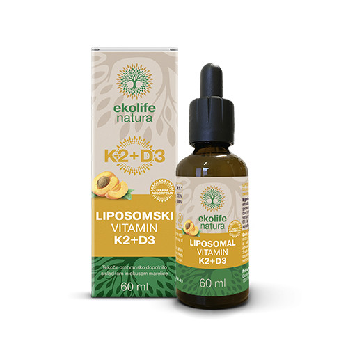 Liposomales Vitamin K2 + D3, 60 ml