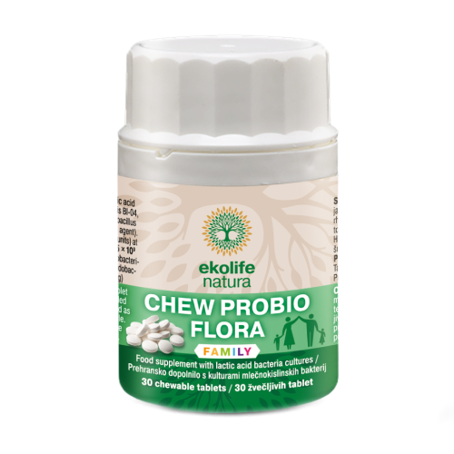 Probio Flora  Komplex mit Milchsäurebakterienkulturen, 30 Kautabletten