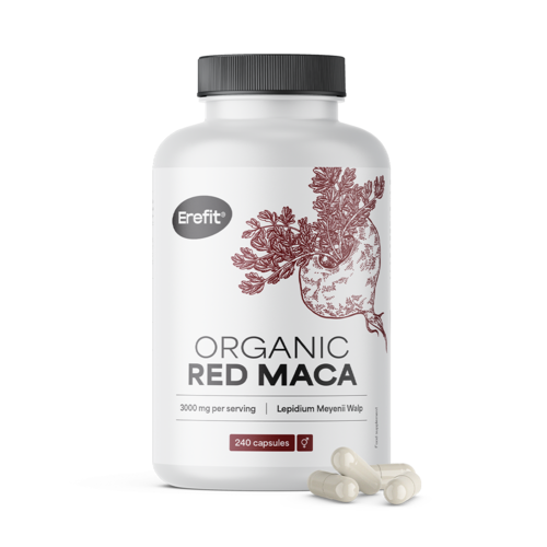 Rote Maca 3000 mg, 240 Kapseln