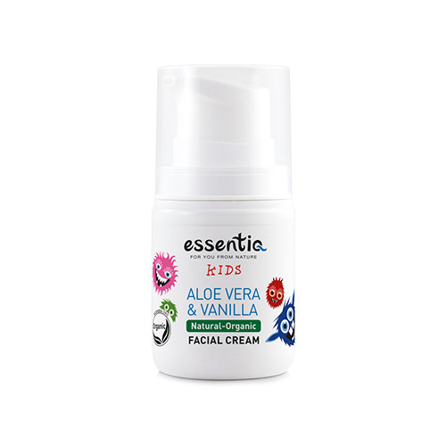 Natürliche Gesichtscreme für Kinder – Aloe vera & Vanille, 50 ml