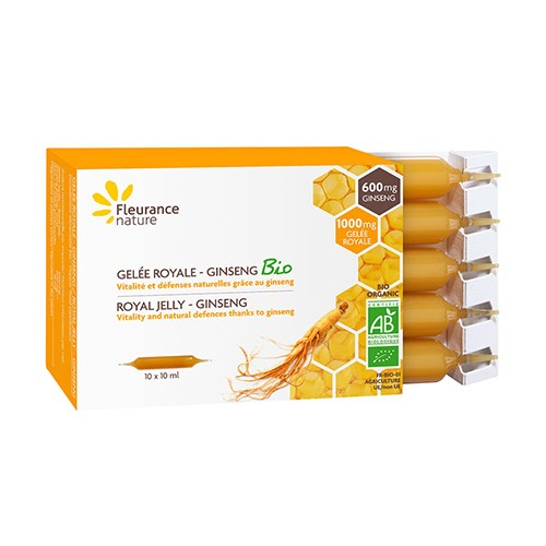 BIO Gelée royale + Ginseng, 10 x 10 ml