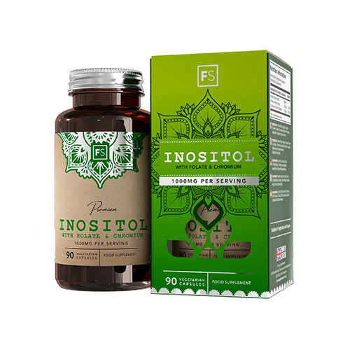 Inositol + Folat + Chrom, 90 Kapseln