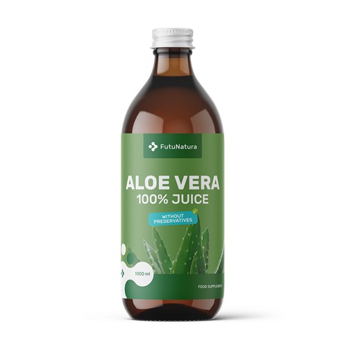 100 % Aloe vera Saft - Magen und Verdauung, 1000 ml