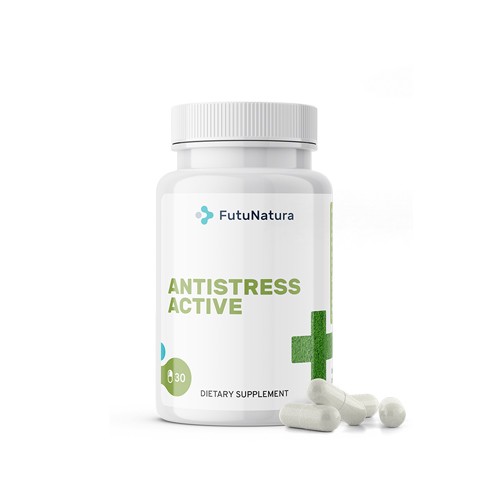 AntiStress Active - Psychisches Wohlbefinden und Stress, 30 Kapseln