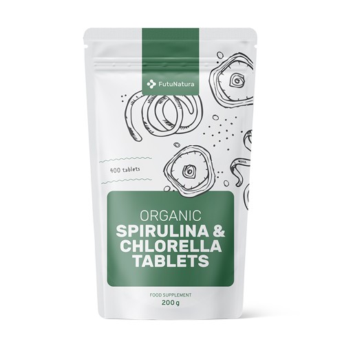 Spirulina + Chlorella Tabletten