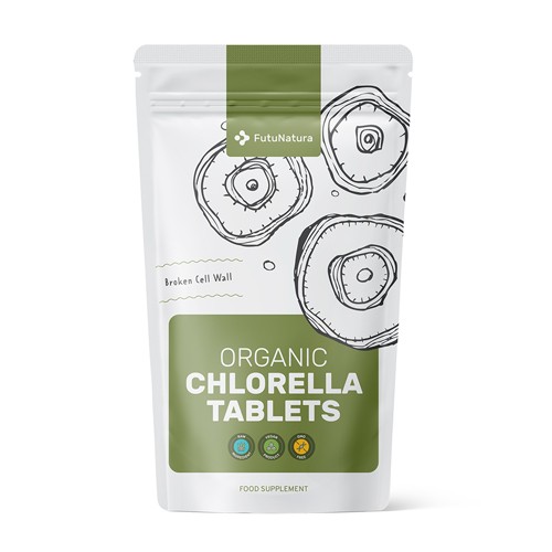 BIO Chlorella 400 mg - Entgiftung und Verdauung, 375 Tabletten