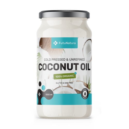 BIO Kokosöl – kaltgepresst, unraffiniert, 1000 ml