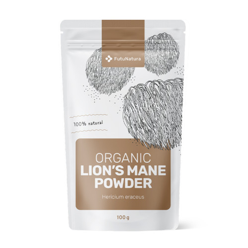 BIO Igel-Stachelbart (Löwenmähne) - Pilzpulver, 100 g