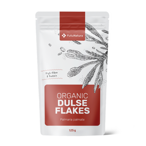 BIO Dulse Flocken – 100 % Dulse-Algenblätter, 125 g