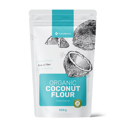 BIO Kokosnussmehl, fein gemahlen, 500 g