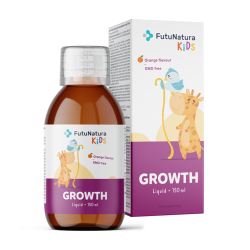 GROWTH – Flüssiges Nahrungsergänzungsmittel für Kinder in der Wachstumsphase, 150 ml