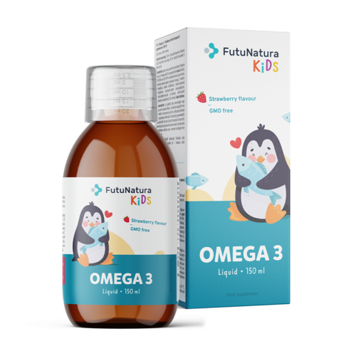OMEGA 3 – Flüssiges Nahrungsergänzungsmittel für Kinder, 150 ml