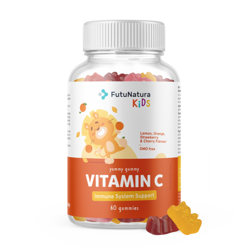VITAMIN C – Gummies für Kinder mit Vitamin C, 60 Gummibonbons