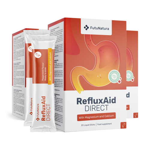 3x RefluxAid DIRECT - Getränk für Magensäure, zusammen 60 Beutel