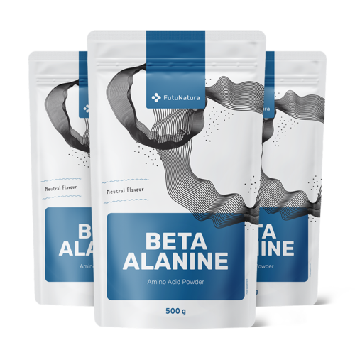 3x Beta-Alanin Pulver, zusammen 1500 g