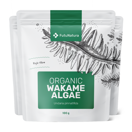 3x BIO Wakame Algen, zusammen 300 g