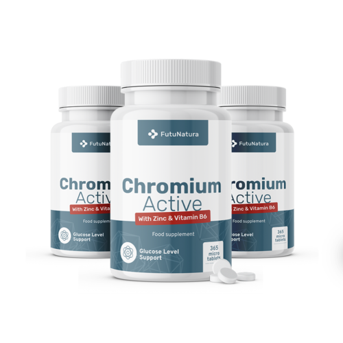 3x Chrom Active, zusammen 90 Kapseln