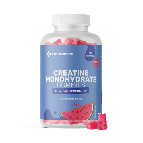 Kreatin Monohydrat 3000 mg – Wassermelone, 90 Gummibonbons