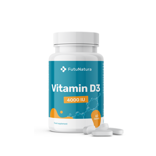 Vitamin D3, 4000 I.E. - Immunsystem, 60 Tabletten