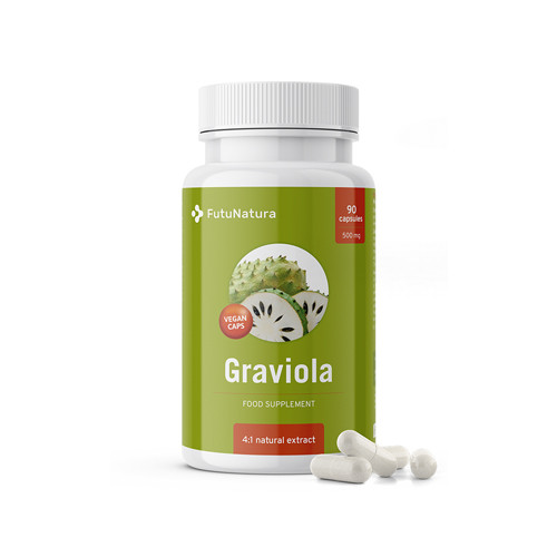 Graviola 500 mg, 90 Kapseln