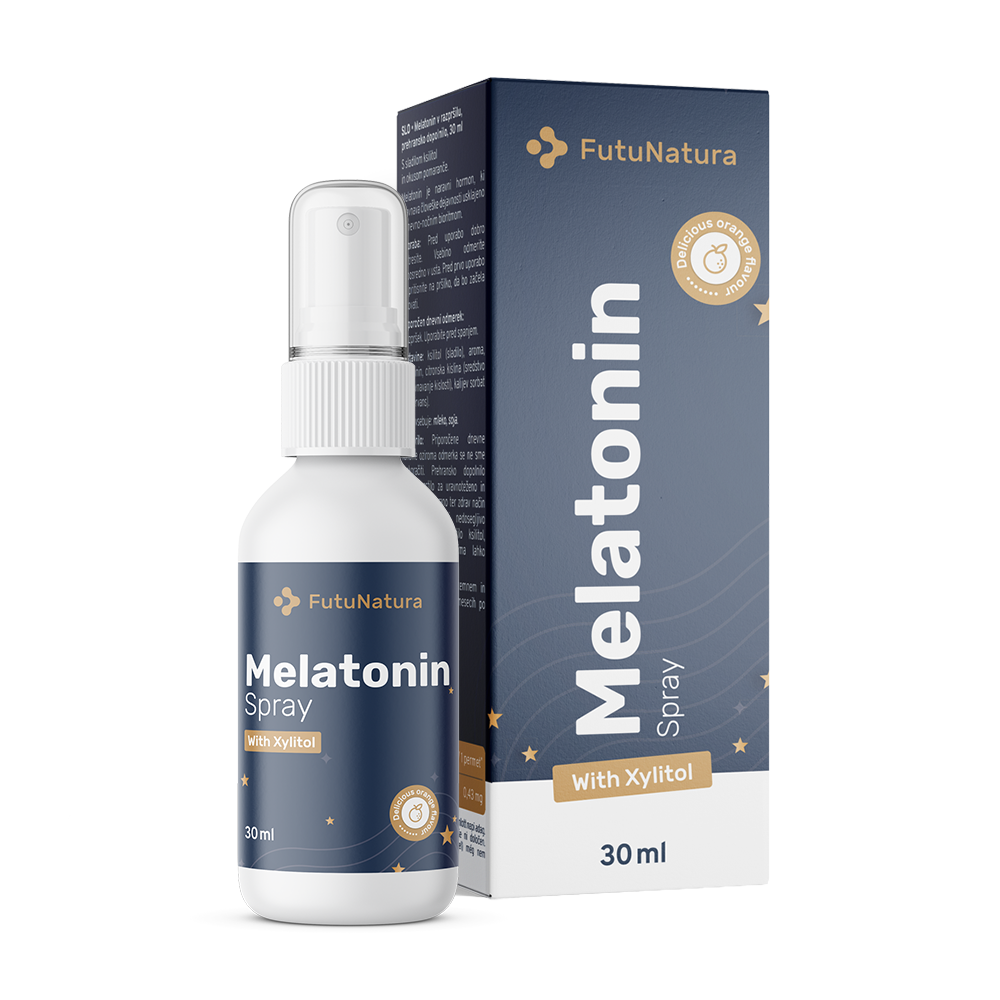 Melatonin. Melatonin je prehransko dopolnilo, ki prispeva k skrajšanju časa, potrebnega za zaspanje.
