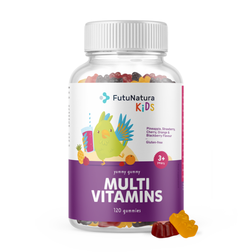 MULTI VITAMINS – Multivitamin-Gummis für Kinder, 120 Gummibonbons 