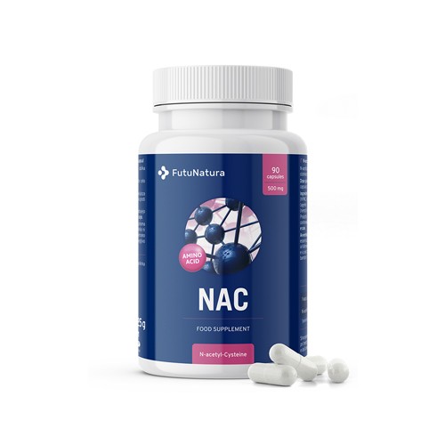 NAC 500 mg - Antioxidans, 90 Kapseln
