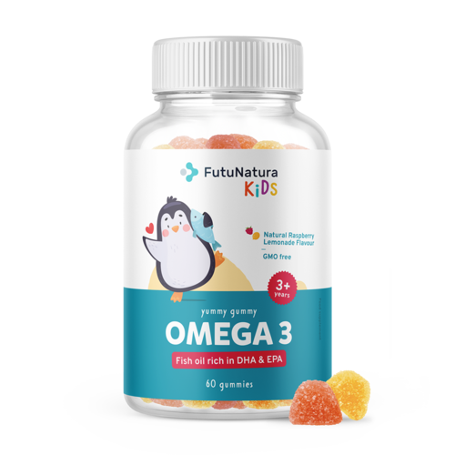 OMEGA-3 – Gummies für Kinder, 60 Gummibonbons