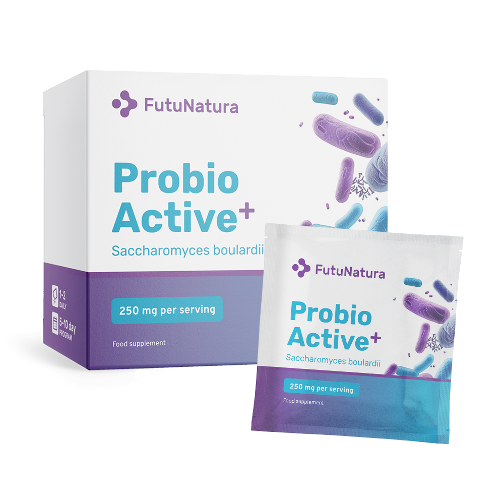 Probio Active PLUS - Saccharomyces boulardii 250 mg in Beuteln.