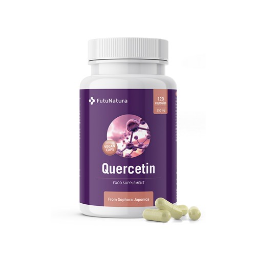 Quercetin 250 mg - Allergien und Entzündungen, 120 Kapseln